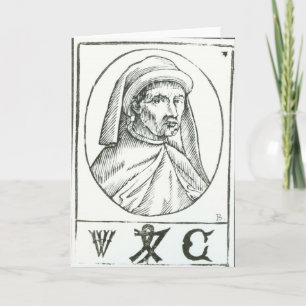Retrato de William Caxton y de su impresora