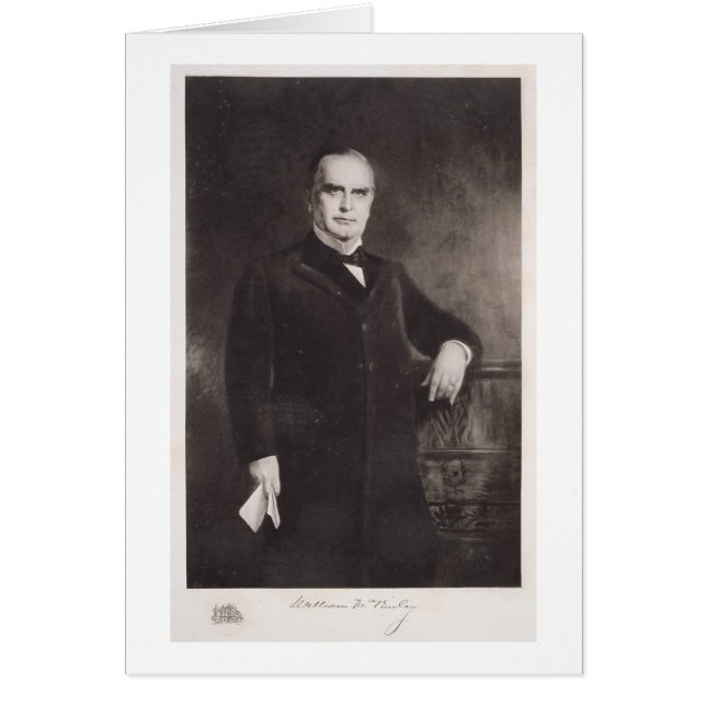 Retrato de William McKinley (lito) (Frente)