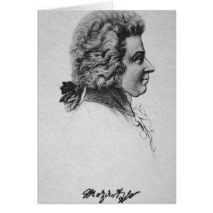 Retrato de Wolfgang Amadeus Mozart