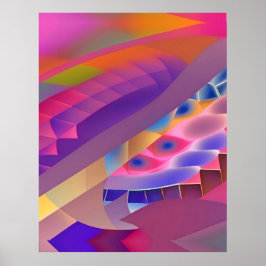 Retrato de Wombott - Arte abstracto de Ken Gage