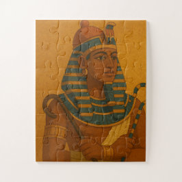 Retrato del antiguo faraón Mystique Puzzle Gold