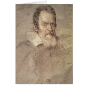 Retrato del astrónomo de Galileo Galilei