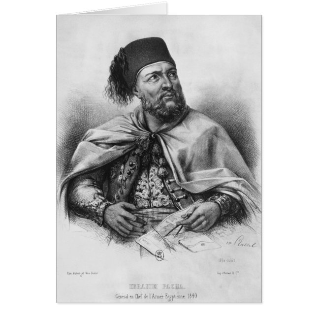 Retrato del bajá de Ibrahim, 1840 (Frente)