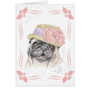 Retrato del chulo en un gorra - arte de Michelle