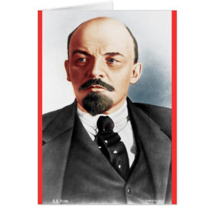 Retrato del color de Lenin
