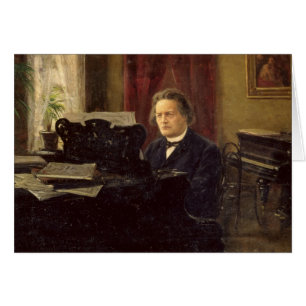 Retrato del compositor Antón Rubinstein