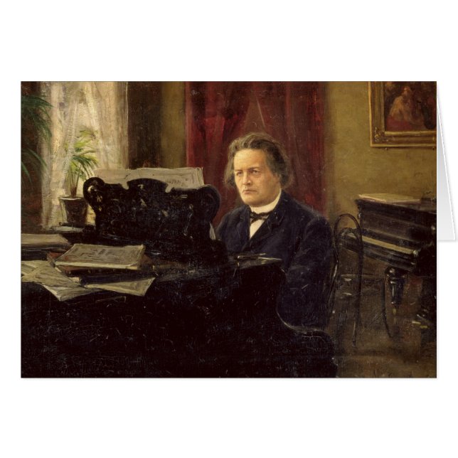 Retrato del compositor Antón Rubinstein (Anverso (Horizontal))