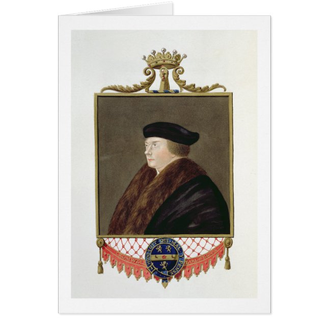 Retrato del conde de los Ist de Thomas Cromwell (Frente)