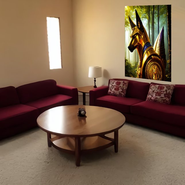 Retrato del Dios Egipcio Anubis | Arte IA (Subido por el creador)