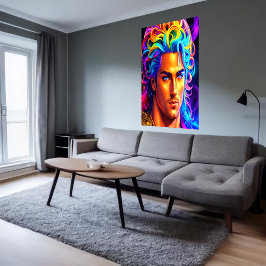 Retrato del Dios griego Apolo | Arte IA