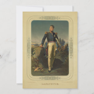 Retrato del General Marqués de Lafayette de Franci