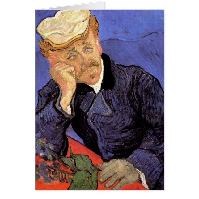 Retrato del Médica Gachet por Vincent van Gogh (Frente)