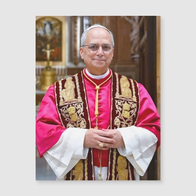 retrato del Papa León XIV  (Anverso)