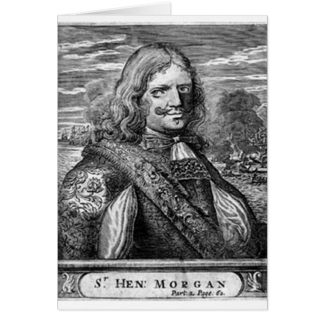 Retrato del pirata de Henry Morgan (Frente)