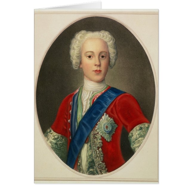 Retrato del Príncipe Carlos Eduardo (Frente)