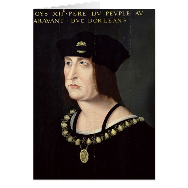 Retrato del rey de Louis XII de Francia (Frente)