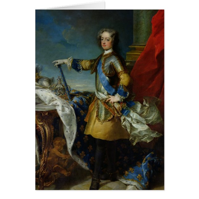 Retrato del rey de Louis XV de Francia, c.1727 (Frente)