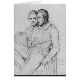 Retrato doble de Hipólito y de Paul Flandrin