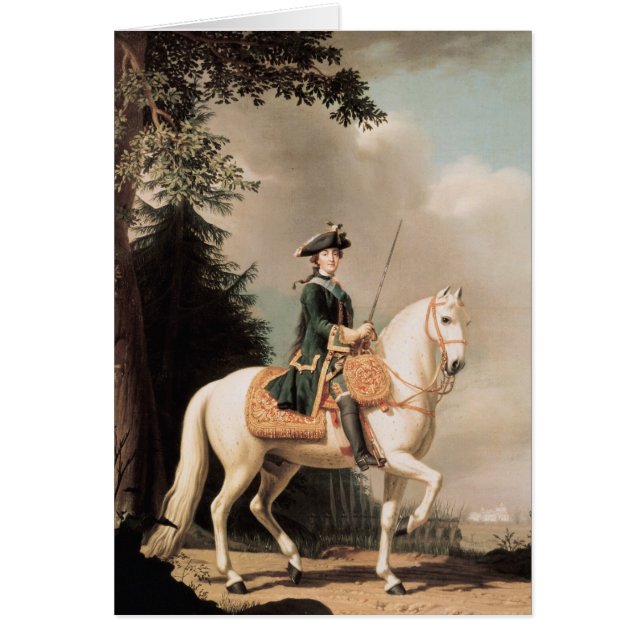 Retrato ecuestre de Catherine II (Frente)