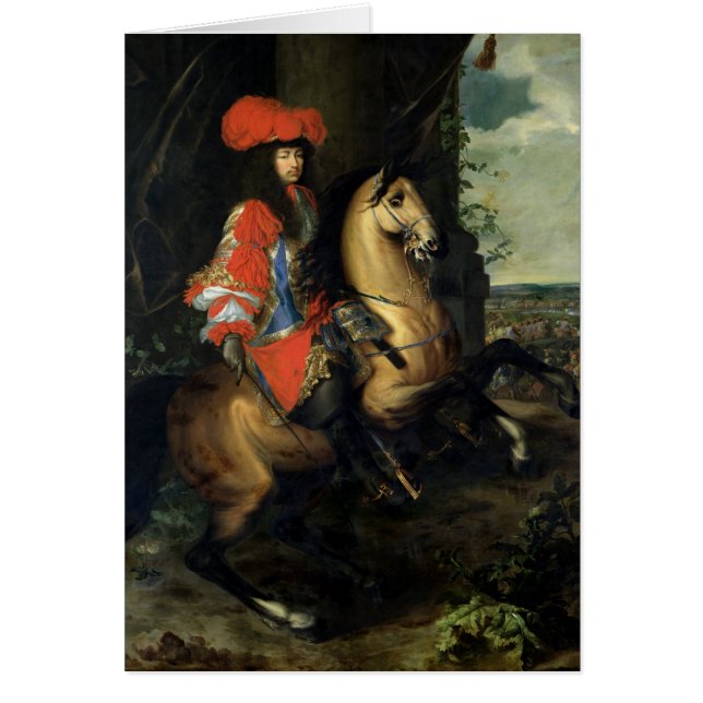 Retrato ecuestre de Louis XIV (Frente)