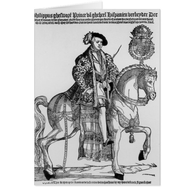 Retrato ecuestre de Philip II de España (Frente)