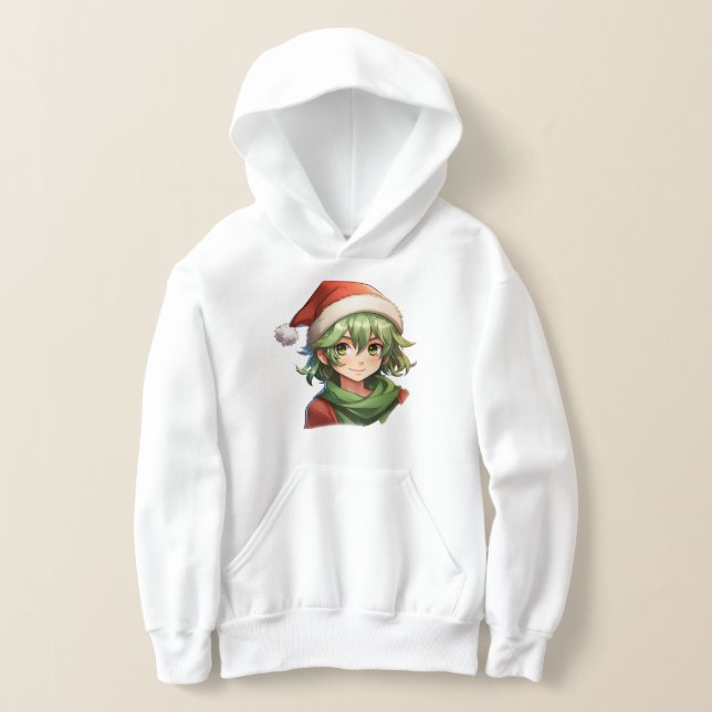 Retrato Elf de Navidades de Estilo Anime (Distribución )