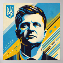 Retrato estilo arte pop Zelenskyy