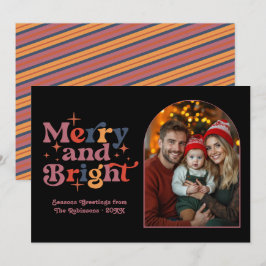 Retrato Familiar Retro de Navidad con Muérdago en 