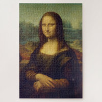 Retrato famoso del rompecabezas de la Mona Lisa po