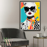 Retrato femenino de arte pop<br><div class="desc">Entrar en un mundo donde el retrato clásico se encuentra con el arte pop moderno con nuestra colección "Pop Femme". Este vibrante conjunto celebra la esencia multifacética de la feminidad a través de una serie de sorprendentes retratos femeninos, cada uno representado en audaces paletas y diseños inspirados en el pop....</div>