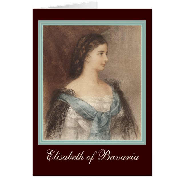 Retrato hermoso de la emperatriz Elisabeth - Sisi (Frente)