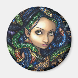 "Retrato imán de la medusa"
