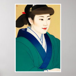 Retrato - Impresión de arte en bloques de madera