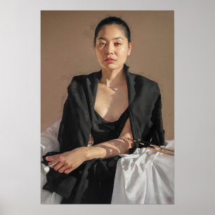 Retrato - Imprimir arte de lienzo