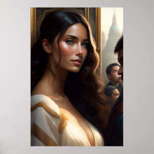 Retrato - Imprimir arte de lienzo