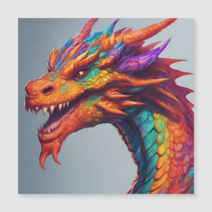 Retrato majestuoso del dragón