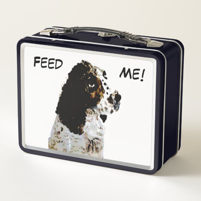 Retrato Mascota de perro de Springer Spaniel (Reverso)