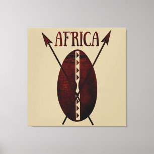 retrato moderno abstracto africano de arte afro