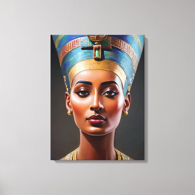 Retrato Nefertiti Arte Original (Anverso)
