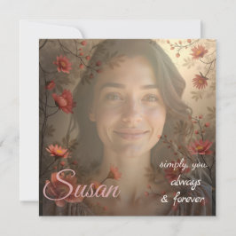 Retrato personalizado para ella - Regalo de foto p