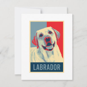 Retrato pop de perro recuperador de labrador