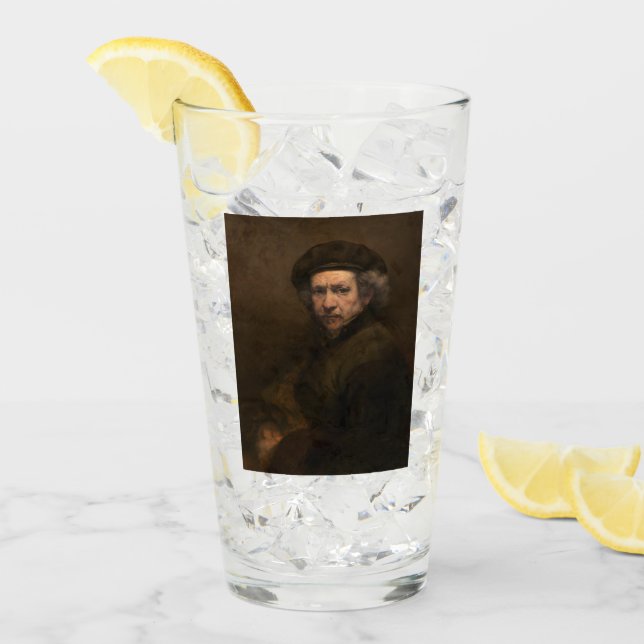 Retrato propio de Rembrandt: pintor holandés de la (Anverso (hielo))