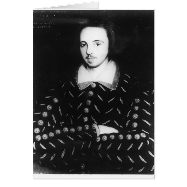 Retrato que se dice es Christopher Marlowe (Frente)