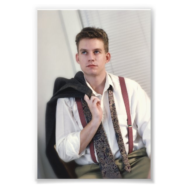 Retrato simple Personalizado Foto Ampliación (Frente)