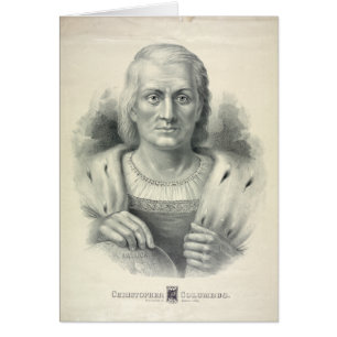 Retrato vintage de Cristóbal Colón