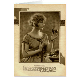 Retrato vintage de Mary Miles Minter 1921