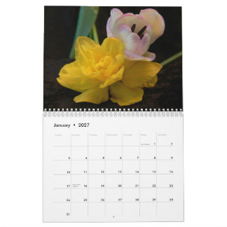 Retratos de Flores - Calendario 2027
