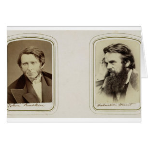 Retratos de John Ruskin (1819-1900) y William H