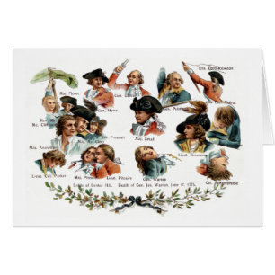 Retratos de la batalla del Bunker Hill