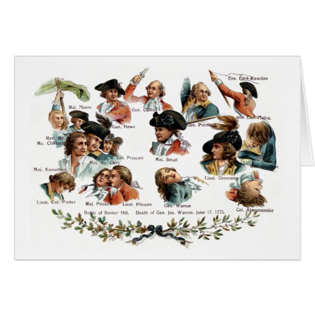 Retratos de la batalla del Bunker Hill (Anverso (Horizontal))